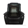 European Style Recliner Leather Living Room Sofa Set